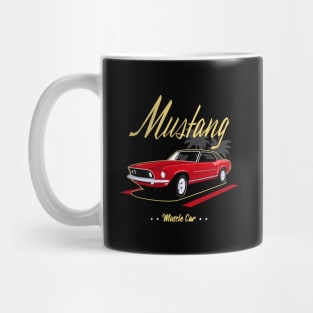 American Muscle Classic Car Mug